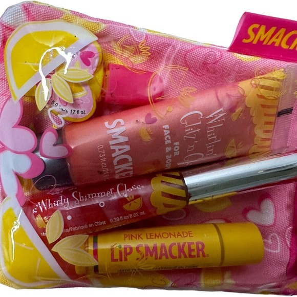 Lip Smacker Glam Bag Pink Lemonade SEALED chapstick, Lip Gloss, Glow, Polish - Picture 15 of 15